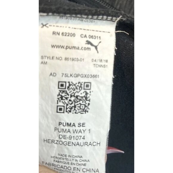 Puma Jacket Men Small Full Zip Hooded Activewear Streetwear Fleece Athleisure - Picture 4 of 10